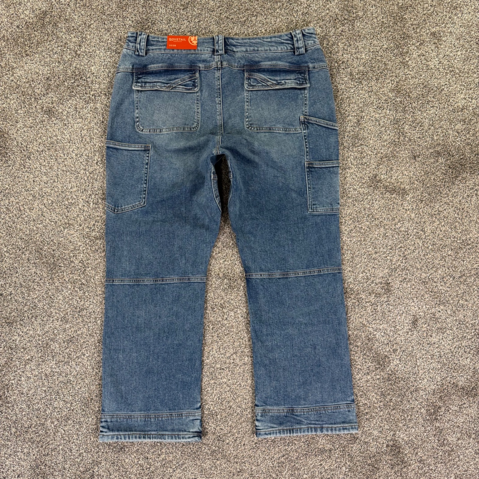 New Dovetail Workwear Day Construct Vintage Denim Utility Pants Womens 10x28 — image 2 of 8